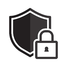 Security lock icon - data stays private and local